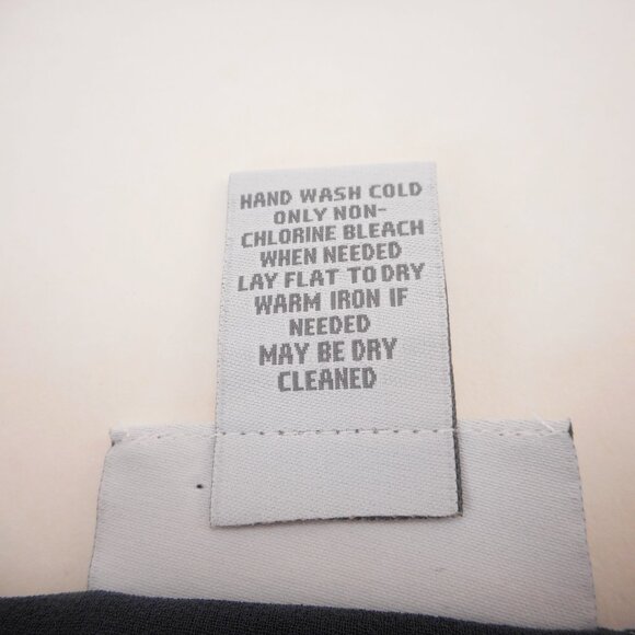 Soft Surroundings Womens L Sheer Blouse Minimalist Dark Blue-Gray 3/4 Sleeve - Picture 7 of 10